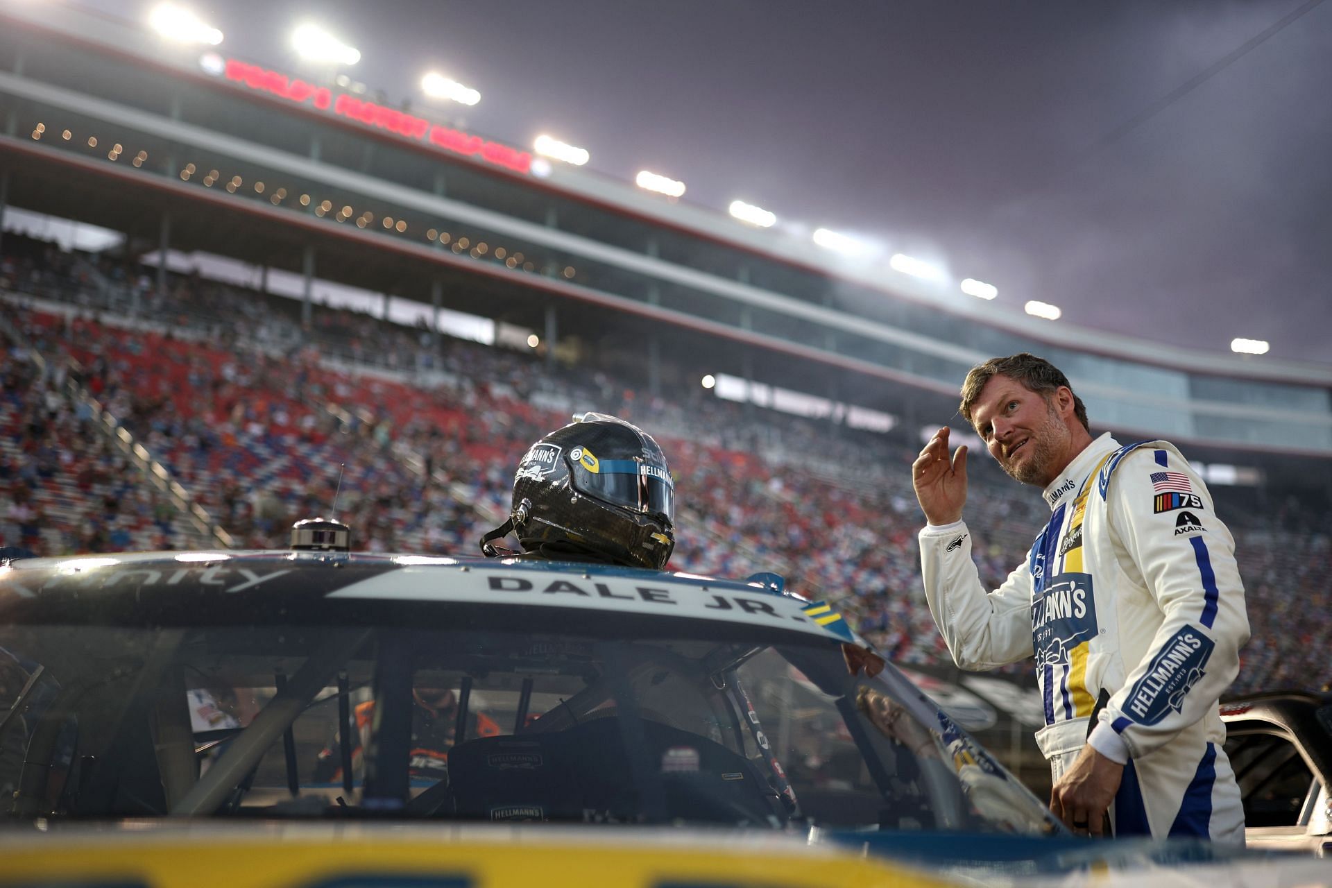 Dale Earnhardt Jr.,at the Food City 300 in 2023 (Source: Getty)